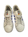 A White Sneakers from Adidas in size 7Y for boy. (Front View)