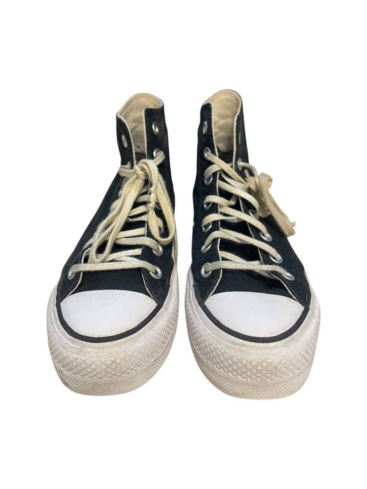 A Black Sneakers from Converse in size 12Y for neutral. (Front View)