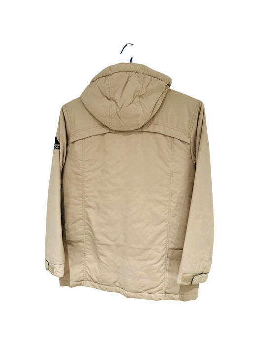 A Beige Coats from Adidas in size 14Y for neutral. (Back View)