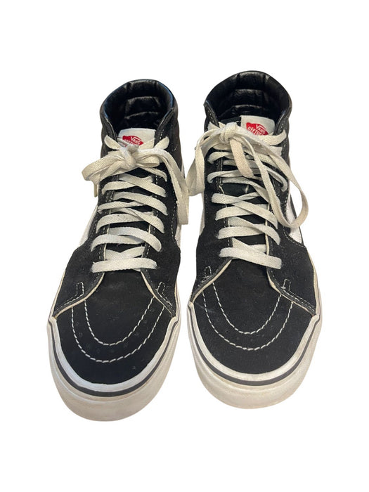 A Black Sneakers from Vans in size 13Y for neutral. (Back View)