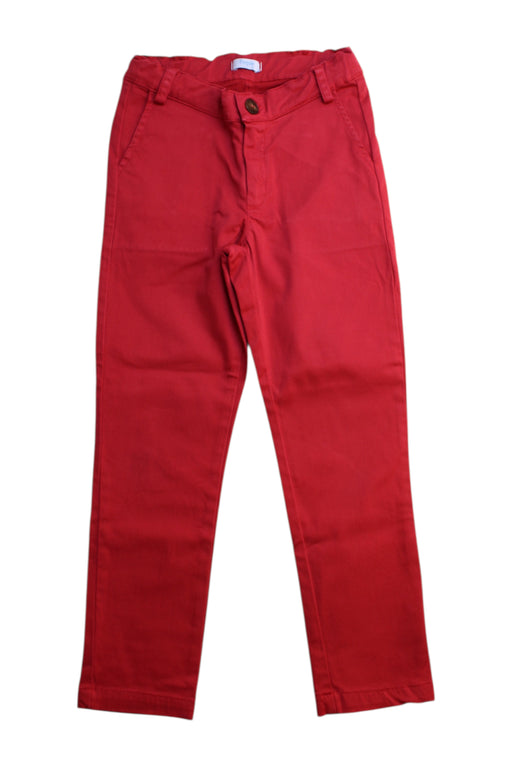 A Red Casual Pants from Foque in size 5T for boy. (Front View)