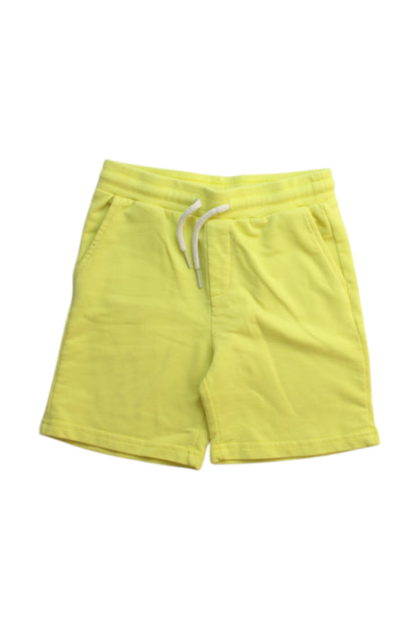 A Yellow Shorts from Mayoral in size 5T for boy. (Front View)