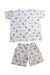 A Multicolour Pyjama Sets from Kissy Kissy in size 6T for boy. (Back View)