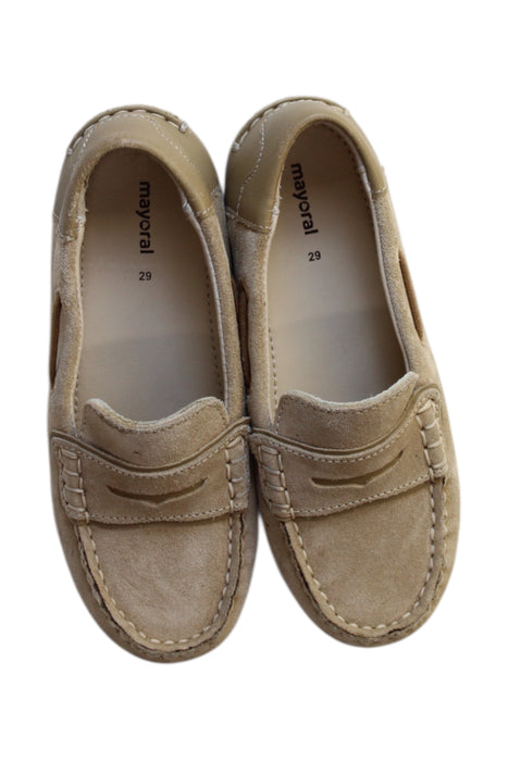 A Beige Loafers & Moccasins from Mayoral in size 5T for boy. (Back View)