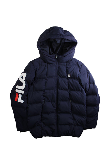 A Navy Puffer/Quilted Coats & Outerwear from Fila in size 13Y for neutral. (Front View)