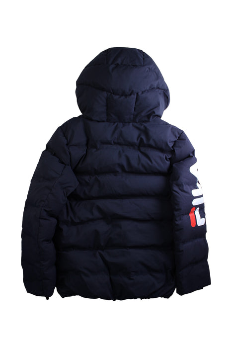A Navy Puffer/Quilted Coats & Outerwear from Fila in size 13Y for neutral. (Back View)