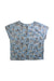 A Blue Short Sleeve Tops from Petit Bateau in size 8Y for girl. (Front View)