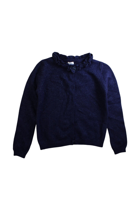 A Navy Cardigans from Kingkow in size 12Y for girl. (Front View)