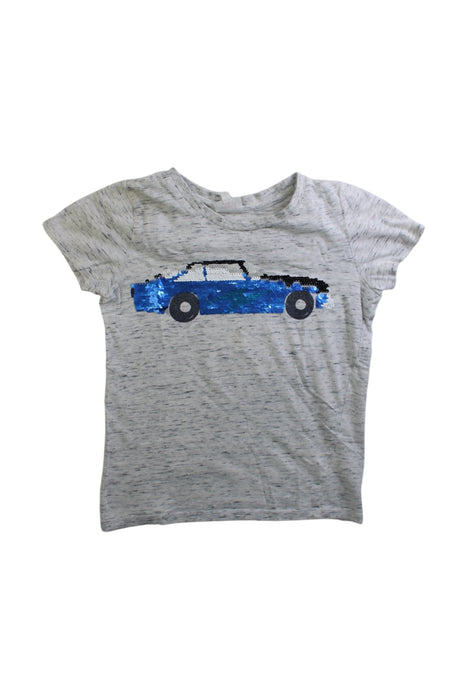 A Grey Short Sleeve T Shirts from Seed in size 7Y for girl. (Front View)
