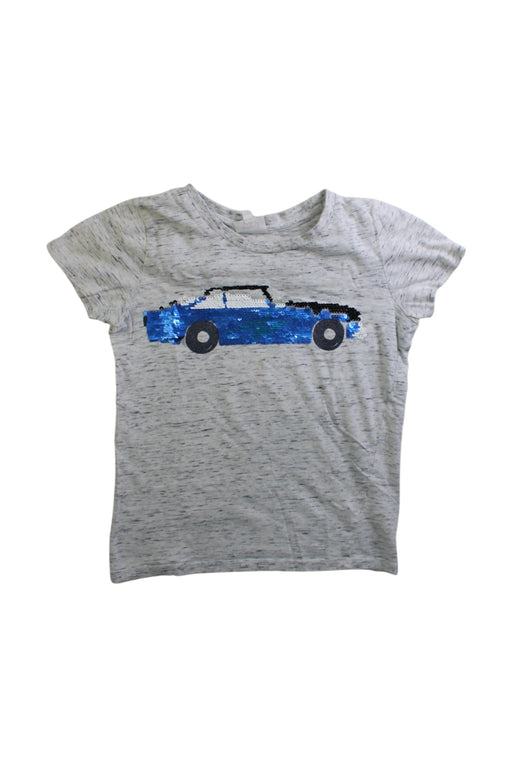 A Grey Short Sleeve T Shirts from Seed in size 7Y for girl. (Front View)