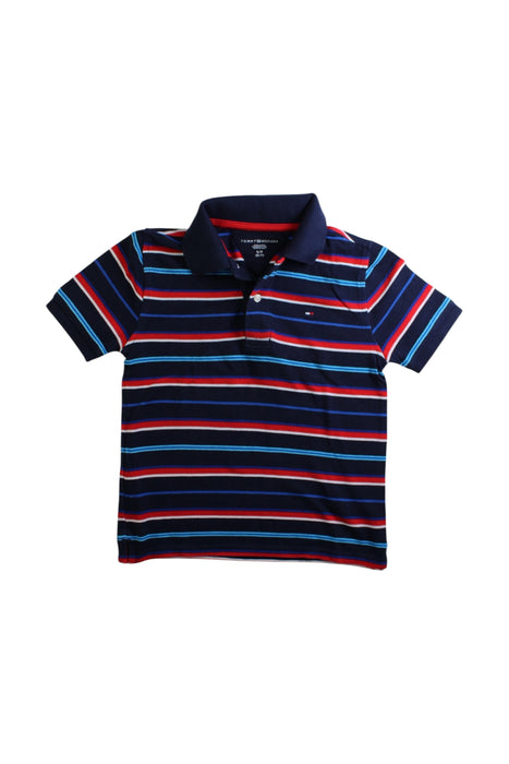 A Multicolour Short Sleeve Polos from Tommy Hilfiger in size 6T for boy. (Front View)