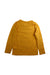 A Yellow Long Sleeve T Shirts from Seed in size 7Y for boy. (Back View)