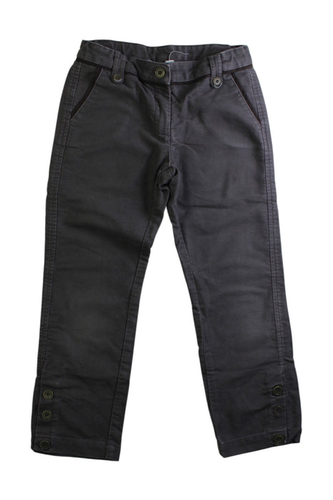 A Black Casual Pants from Jacadi in size 6T for boy. (Front View)