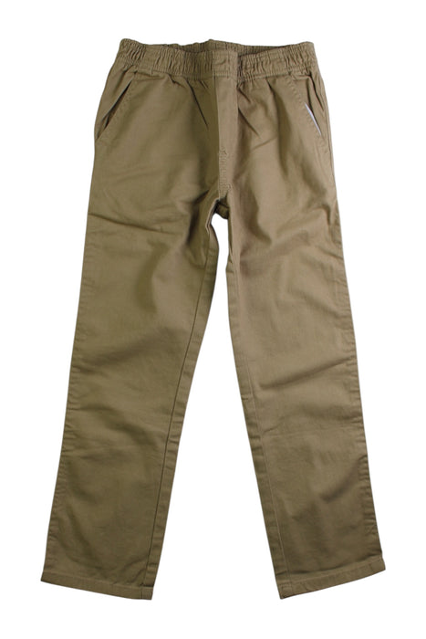 A Brown Casual Pants from Calvin Klein in size 7Y for boy. (Front View)