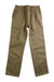A Brown Casual Pants from Calvin Klein in size 7Y for boy. (Front View)