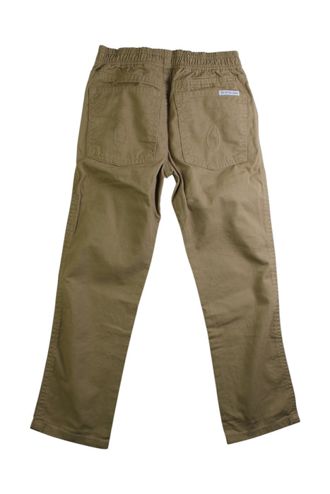 A Brown Casual Pants from Calvin Klein in size 7Y for boy. (Back View)