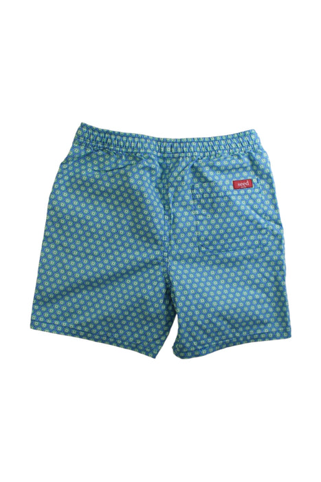 A Blue Shorts from Seed in size 8Y for boy. (Back View)