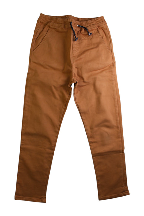 A Brown Casual Pants from Seed in size 8Y for boy. (Front View)