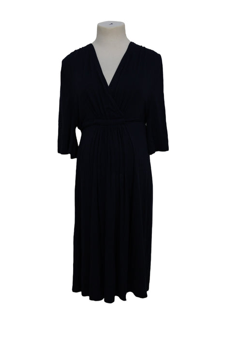A Black Long Sleeve Dresses from Mayarya in size Maternity-S for maternity. (Front View)