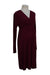 A Burgundy Long Sleeve Dresses from Mayarya in size Maternity-S for maternity. (Back View)
