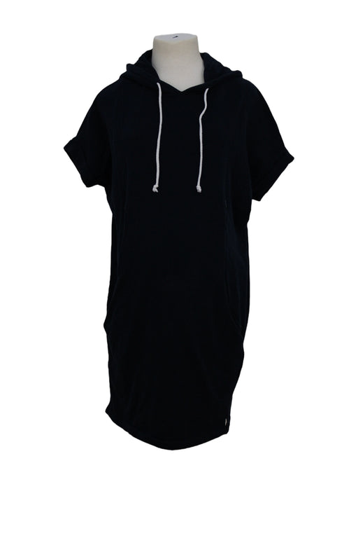 A Black Hooded Sweatshirts from Mayarya in size Maternity-XS for maternity. (Front View)