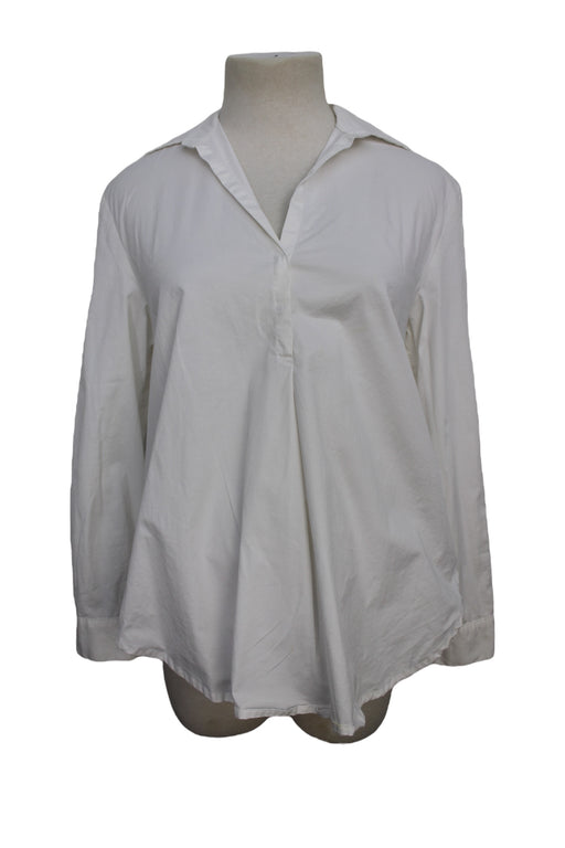 A White Long Sleeve Shirts from Mayarya in size Maternity-S for maternity. (Front View)