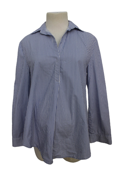 A Blue Long Sleeve Shirts from Mayarya in size Maternity-S for maternity. (Front View)