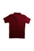 A Burgundy Short Sleeve Polos from Tommy Hilfiger in size 6T for boy. (Back View)