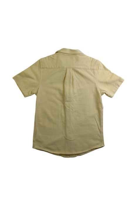 A Yellow Short Sleeve Shirts from Polo Ralph Lauren in size 5T for boy. (Back View)