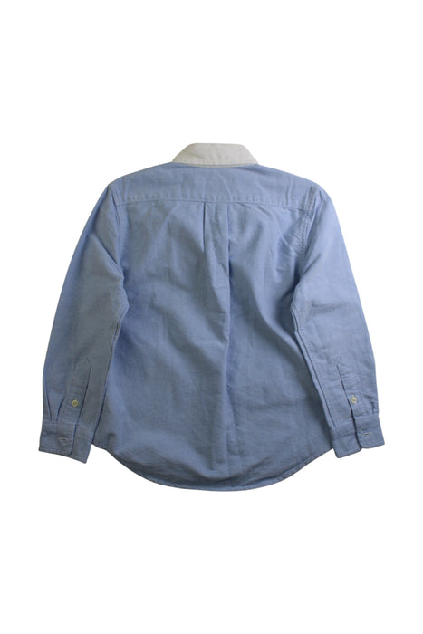 A Blue Long Sleeve Shirts from Ralph Lauren in size 5T for boy. (Back View)