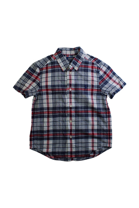 A Multicolour Short Sleeve Shirts from Polo Ralph Lauren in size 5T for boy. (Front View)