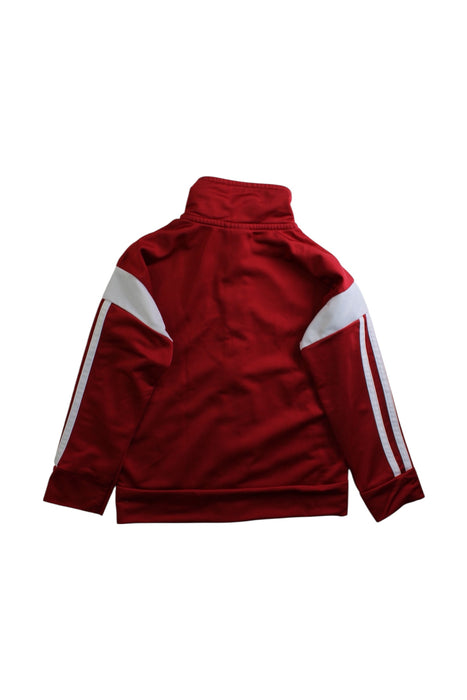 A Red Lightweight Jackets from Adidas in size 4T for neutral. (Back View)