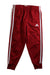 A Red Active Pants from Adidas in size 4T for neutral. (Front View)
