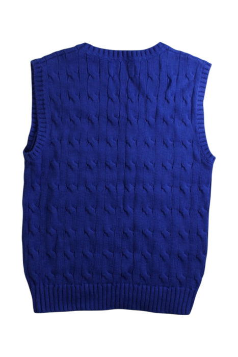 A Blue Sweater Vests from Polo Ralph Lauren in size 5T for boy. (Back View)
