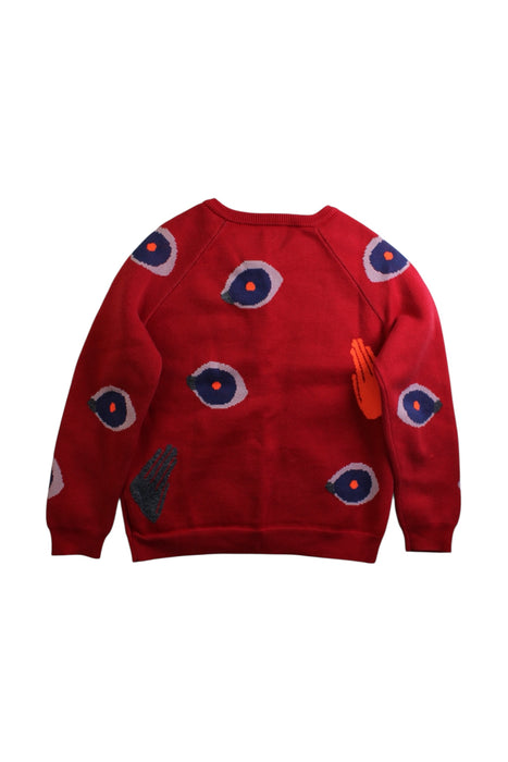 A Red Cardigans from jnby by JNBY in size 5T for neutral. (Back View)