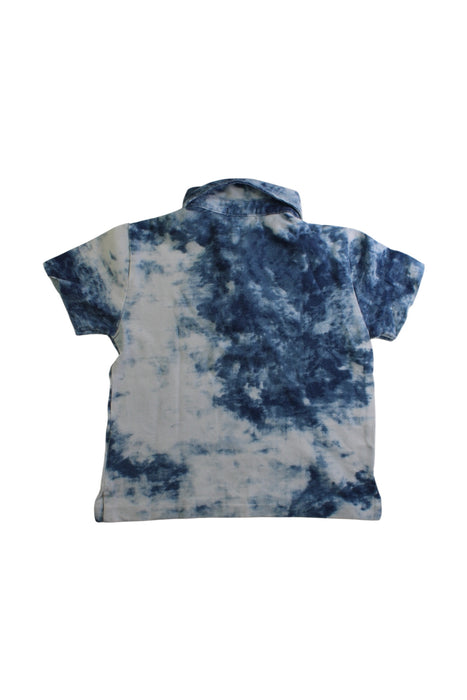 A Blue Short Sleeve Polos from Polo Ralph Lauren in size 4T for boy. (Back View)