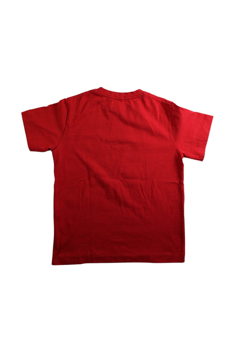 A Red Short Sleeve T Shirts from BAPE KIDS in size 7Y for neutral. (Back View)