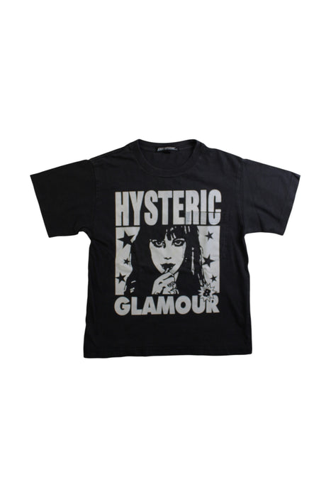 A Black Short Sleeve T Shirts from Joey Hysteric in size 7Y for neutral. (Front View)
