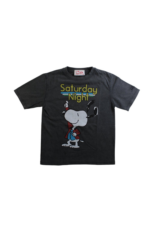 A Black Short Sleeve T Shirts from MC2 Saint Barth in size 8Y for neutral. (Front View)