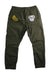 A Green Casual Pants from BAPE KIDS in size 7Y for boy. (Front View)