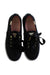 A Black Sneakers from Keds in size 4T for girl. (Back View)