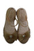 A Transparent Sandals from Mini Melissa in size 6T for girl. (Back View)