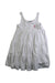A White Sleeveless Dresses from Polo Ralph Lauren in size 6T for girl. (Front View)