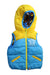 A Multicolour Puffer/Quilted Jackets from Bape by A Bathing Ape in size 4T for neutral. (Front View)