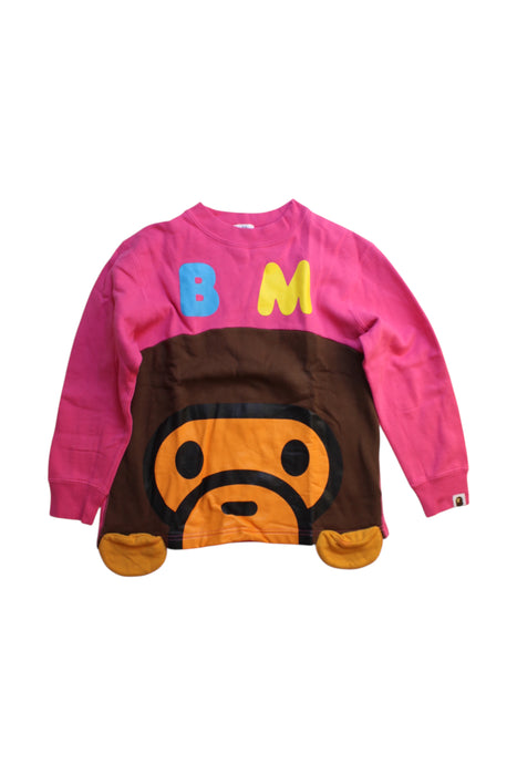 A Multicolour Long Sleeve Tops from Bape by A Bathing Ape in size 8Y for girl. (Front View)