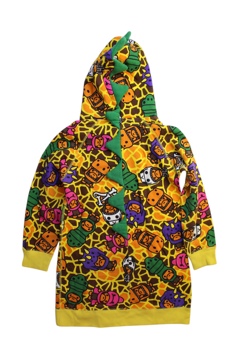 A Multicolour Hooded Sweatshirts from Bape by A Bathing Ape in size 8Y for girl. (Back View)