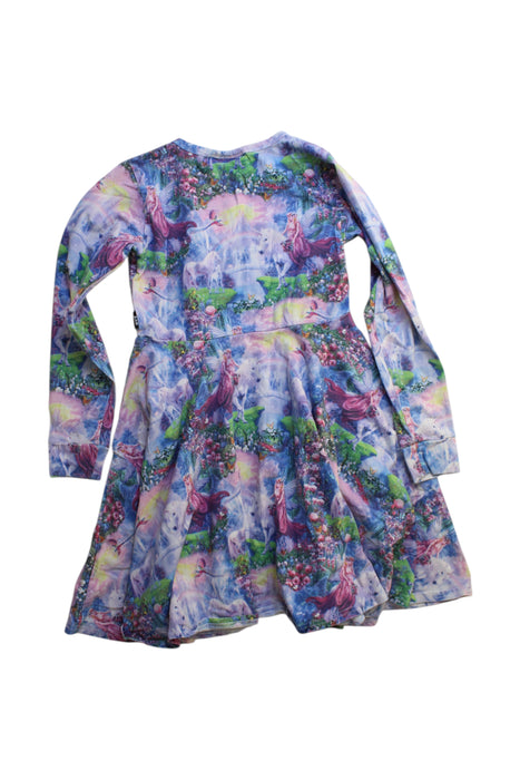 A Multicolour Long Sleeve Dresses from Rock Your Kid in size 8Y for girl. (Back View)