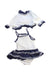 A Navy Skirt Sets from Nicholas & Bears in size 0-3M for girl. (Back View)