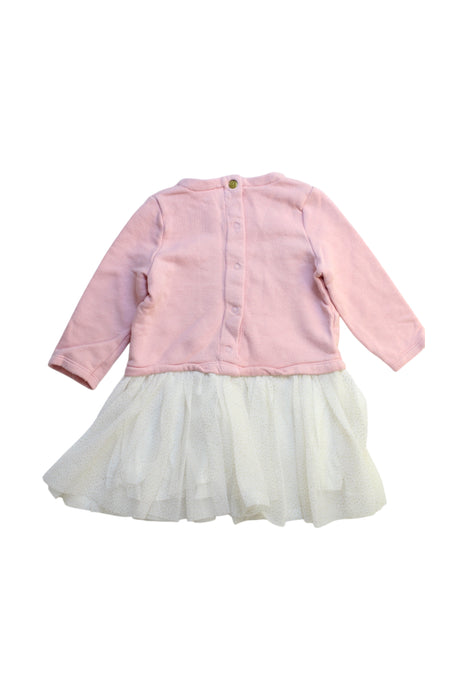 A Pink Dress Sets from Petit Bateau in size 12-18M for girl. (Back View)