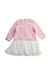 A Pink Dress Sets from Petit Bateau in size 12-18M for girl. (Back View)
